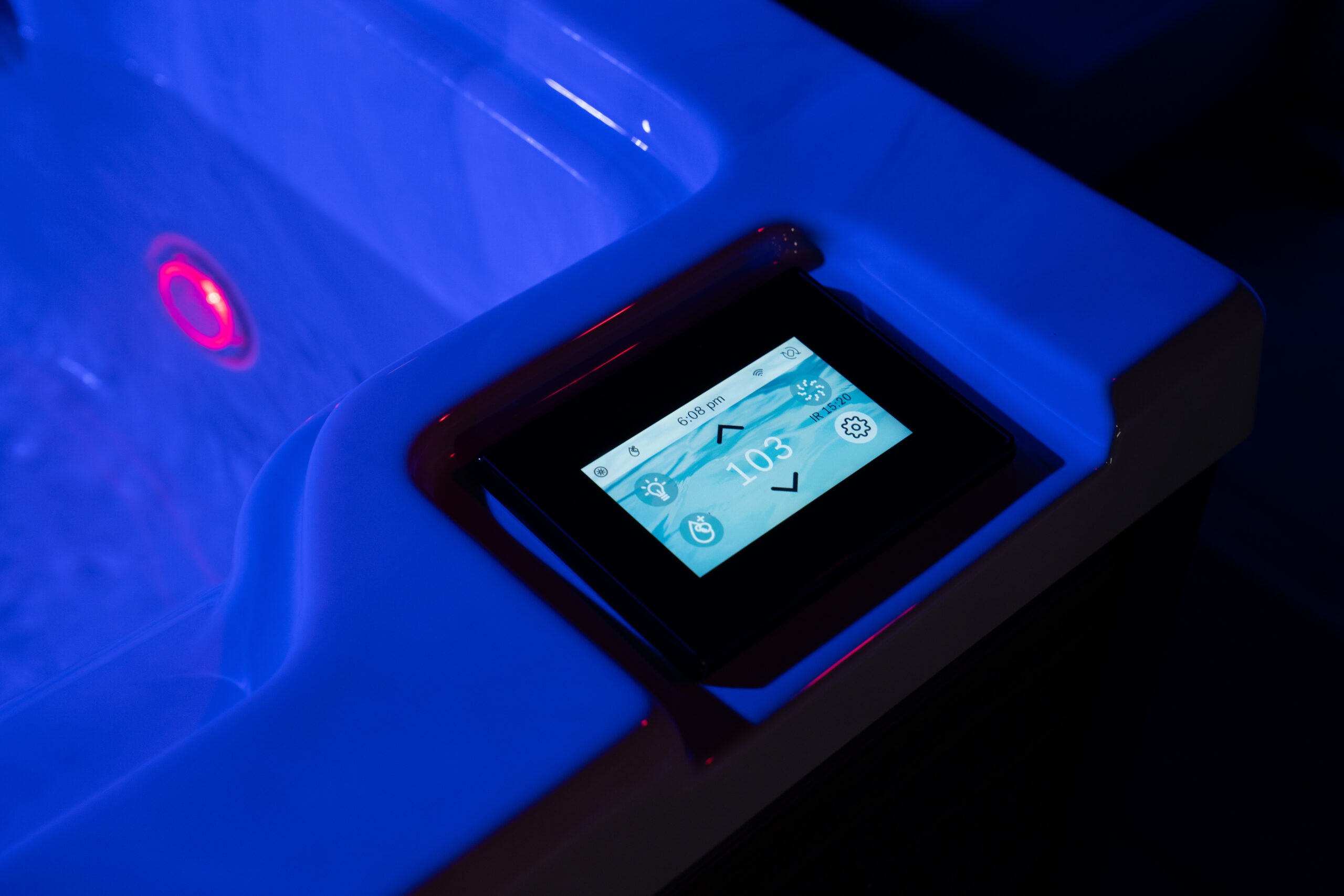 Commande digitale du spa